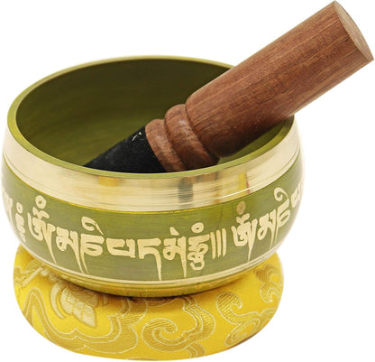 Seven Tibetan Singing Bowls Set - Choose Your Favorite Bowl, Improve Meditation Practice (Root Chakra)