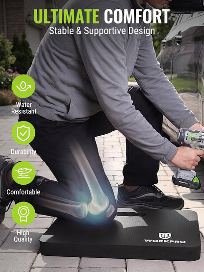 Extra Thick Kneeling Pad, Soft NBR Foam Cushioning for Knees