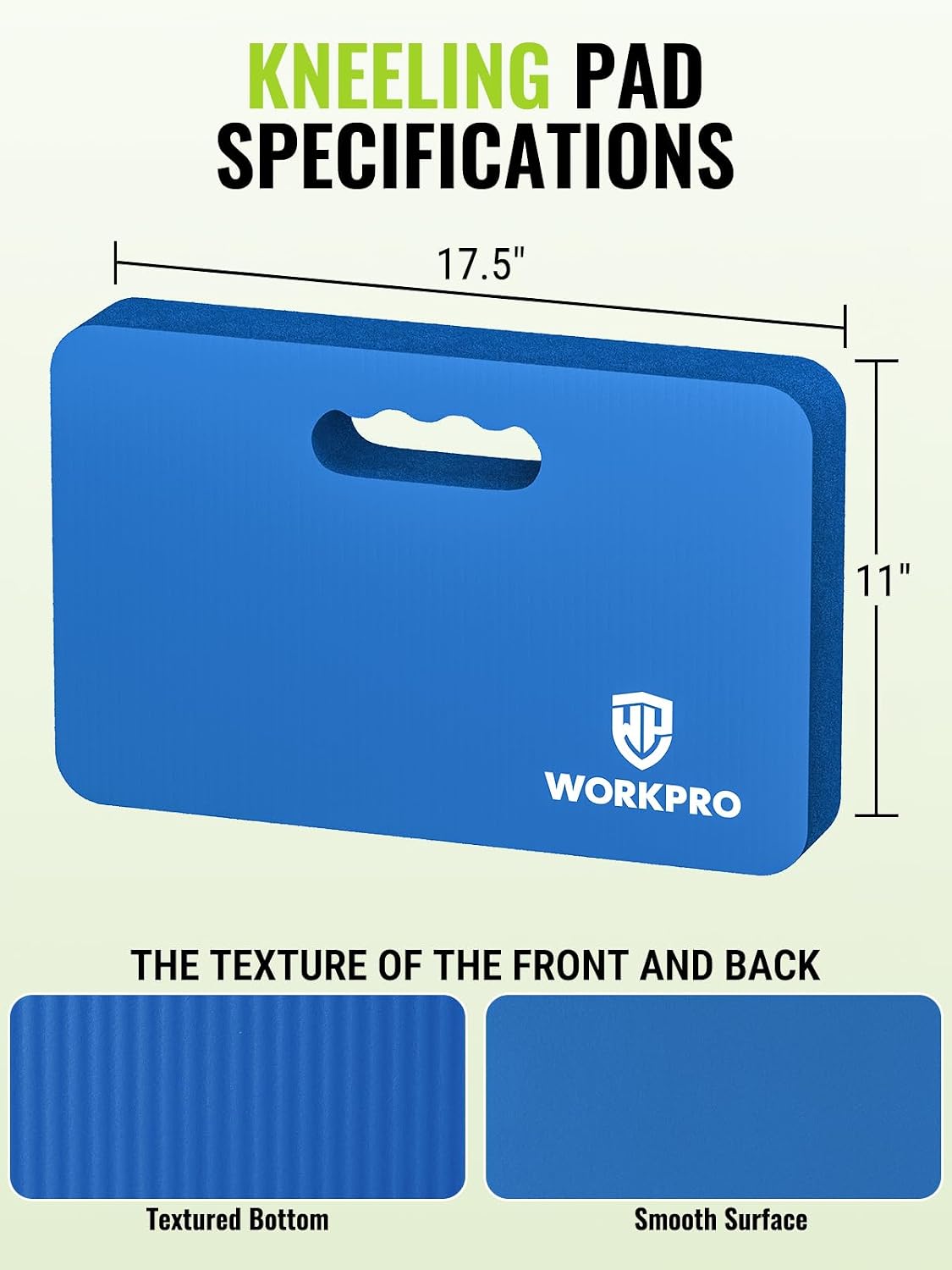 Extra Thick Kneeling Pad, Soft NBR Foam Cushioning for Knees