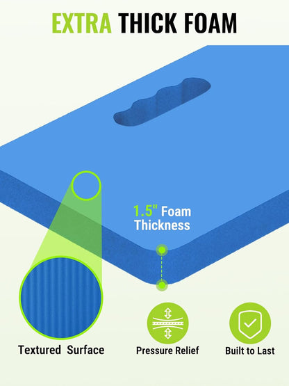 Extra Thick Kneeling Pad, Soft NBR Foam Cushioning for Knees