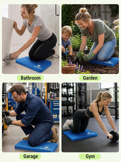 Extra Thick Kneeling Pad, Soft NBR Foam Cushioning for Knees