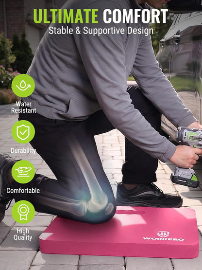 Extra Thick Kneeling Pad, Soft NBR Foam Cushioning for Knees