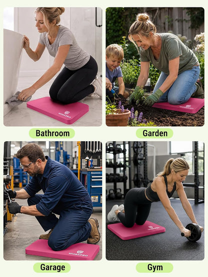 Extra Thick Kneeling Pad, Soft NBR Foam Cushioning for Knees