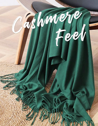 Women's Scarf Pashmina Shawls and Wraps for Evening Dress Wedding Bridal Bridesmaid Winter Warm Long Large Scarves - Colors B