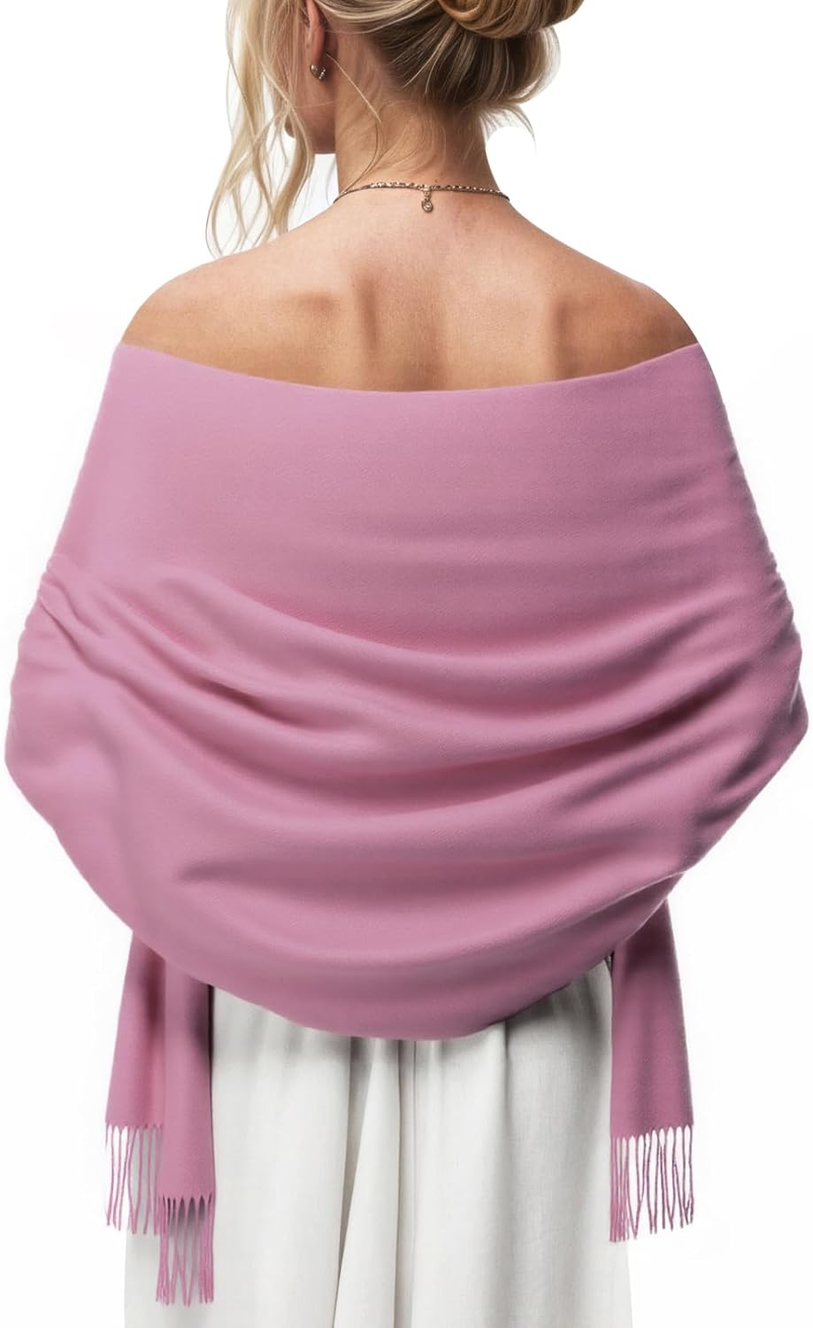 Women's Scarf Pashmina Shawls and Wraps for Evening Dress Wedding Bridal Bridesmaid Winter Warm Long Large Scarves - Colors B