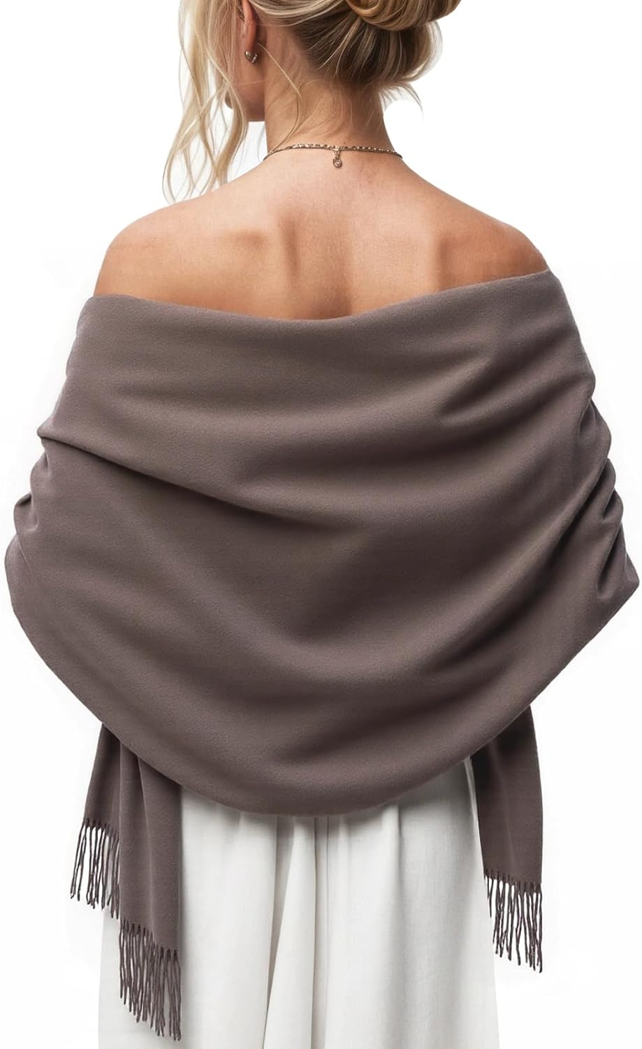 Women's Scarf Pashmina Shawls and Wraps for Evening Dress Wedding Bridal Bridesmaid Winter Warm Long Large Scarves - Colors B