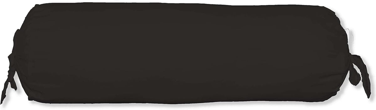 HANDICRAFTS Cotton 240TC - Bolster Cover Full Round Removable Cover for Neck Roll, Leg Rest,Yoga Practice, Meditation, Bed Sofa Couch (Turquoise Blue, 8"x24"(20 cm x 60 cm))