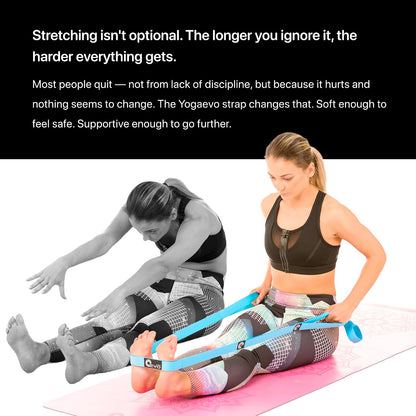 Elastic Stretching Strap With Loops For Physical Therapy