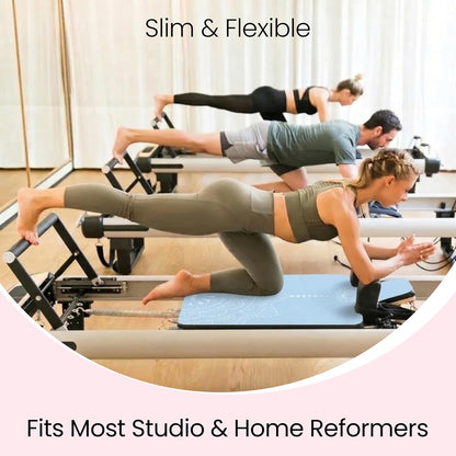 3-in-1 Set Pilates Reformer Mat Non Slip with Pilates Socks & Bag Set - Lightweight Pilates Reformer Cover - Pilates Mat For Reformer Machines, Pilates Reformer Towel, Reformer Mat Cover