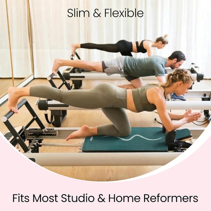 3-in-1 Set Pilates Reformer Mat Non Slip with Pilates Socks & Bag Set - Lightweight Pilates Reformer Cover - Pilates Mat For Reformer Machines, Pilates Reformer Towel, Reformer Mat Cover