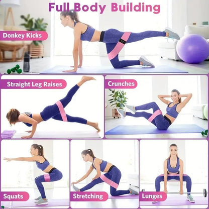 Pilates Ring Set for Women, Home Workout Pilates Equipment with Resistance Bands, Magic Circle, Mini Ball, Pilates Starter Kit for Strength, Toning and Flexibility, Workout Guide Included