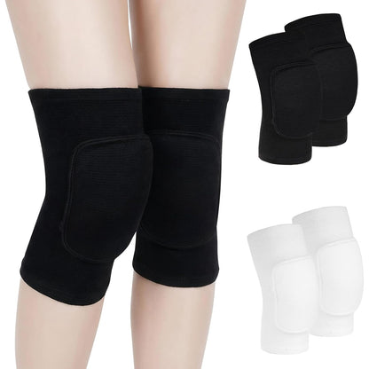 2 Pairs Knee Pads, Soft Breathable Knee Pads for Men Women Knees Protective, Knee Brace for Volleyball Football Basketball Cheerleading Dance Yoga Tennis Running Cycling Workout Climbing（Medium）