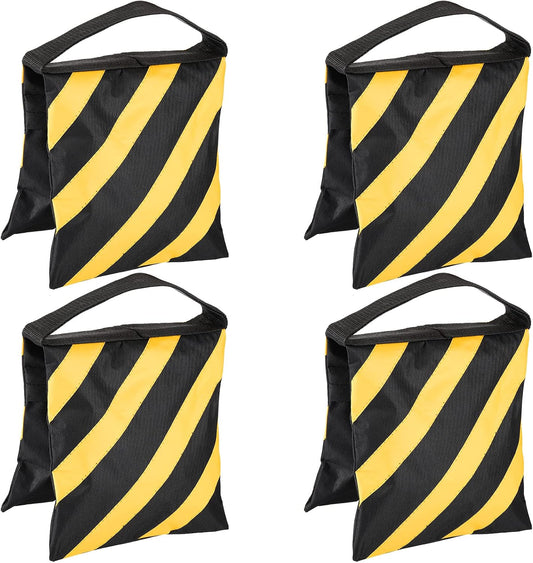 Heavy Duty Photographic Sandbag Studio Video Sand Bag for Light Stands, Boom Stand, Tripod,Pack of 4