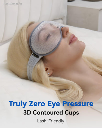 3D Blackout Weighted Sleep Mask, Airplane Travel & Nurse Essential