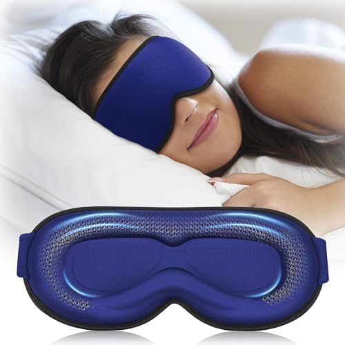 3D Blackout Weighted Sleep Mask, Airplane Travel & Nurse Essential