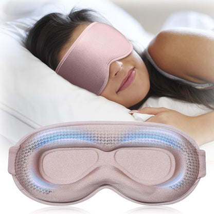 3D Blackout Weighted Sleep Mask, Airplane Travel & Nurse Essential