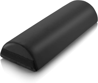 Jumbo Half Round Massage Table Bolster Under-Knee Pillow Pad - 26 x 9 x 4.5 Inch - Blue
