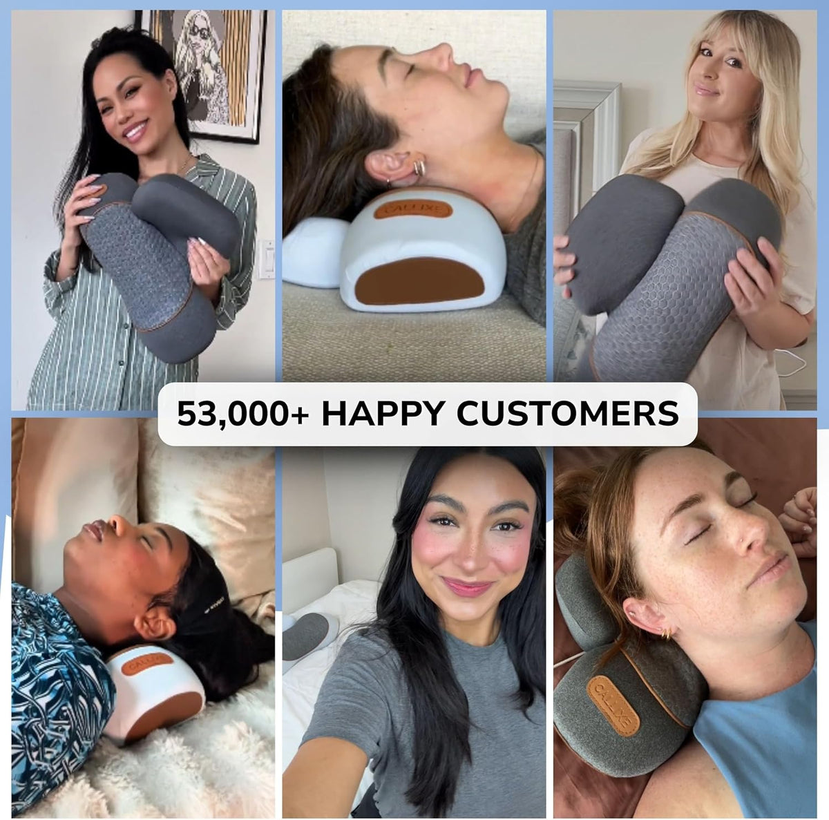 Original TheraPillow – 3-in-1 Neck Massager Pillow with Heat & Gentle Traction | Relaxing Neck & Shoulder Support with Vibration Massage, Wireless Design & USB-C Charging