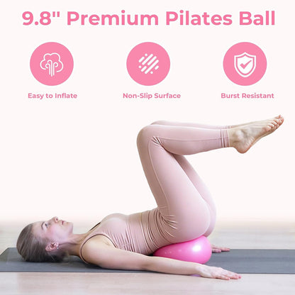 Pilates Ring Set for Home Workout-13'' Magic Circle and Ball
