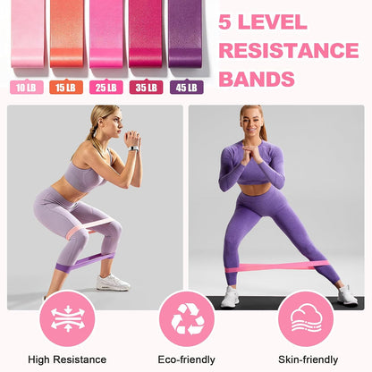 Pilates Ring Set for Home Workout-13'' Magic Circle and Ball