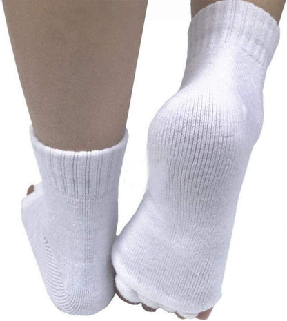 Toe Separator Socks Yoga Sports Gym Health Massage Foot Alignment Socks