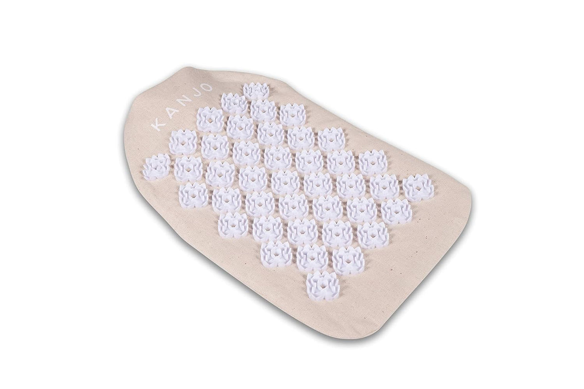 Heat Therapy Acupressure Pillow - Neck and Stomach Pillow - Relieve Neck and Stomach Pain - Includes Travel Bag