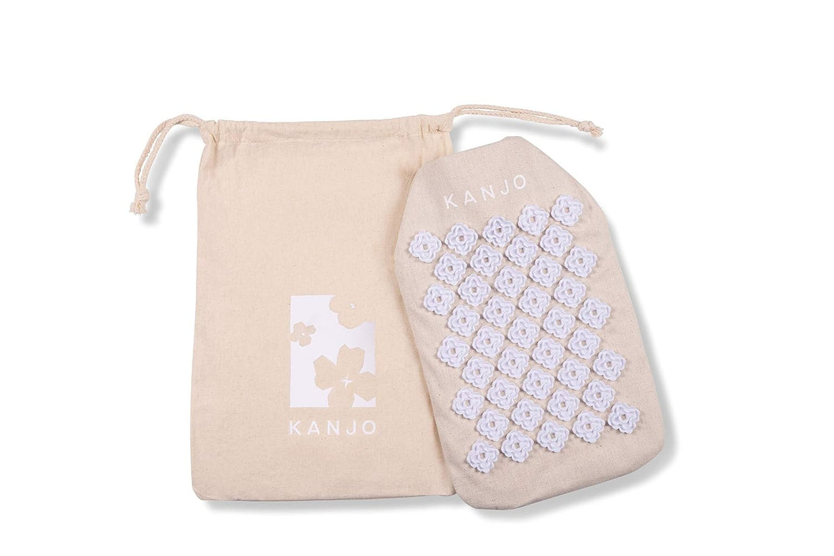 Heat Therapy Acupressure Pillow - Neck and Stomach Pillow - Relieve Neck and Stomach Pain - Includes Travel Bag