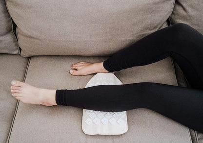 Heat Therapy Acupressure Pillow - Neck and Stomach Pillow - Relieve Neck and Stomach Pain - Includes Travel Bag
