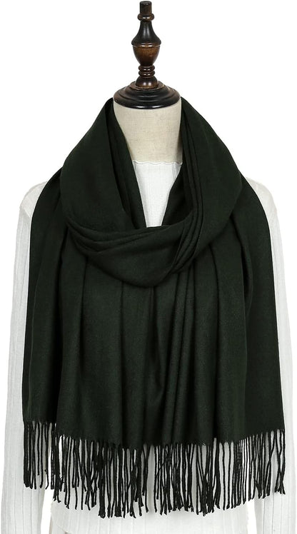 Women's Fringe Shawl Wrap Pashmina Scarf for Wedding Evening