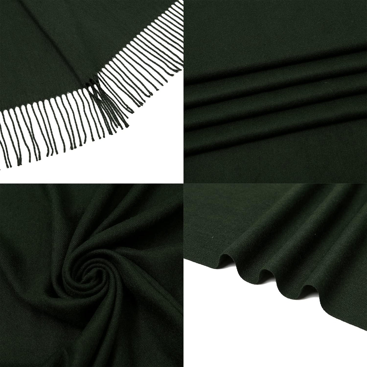 Women's Fringe Shawl Wrap Pashmina Scarf for Wedding Evening