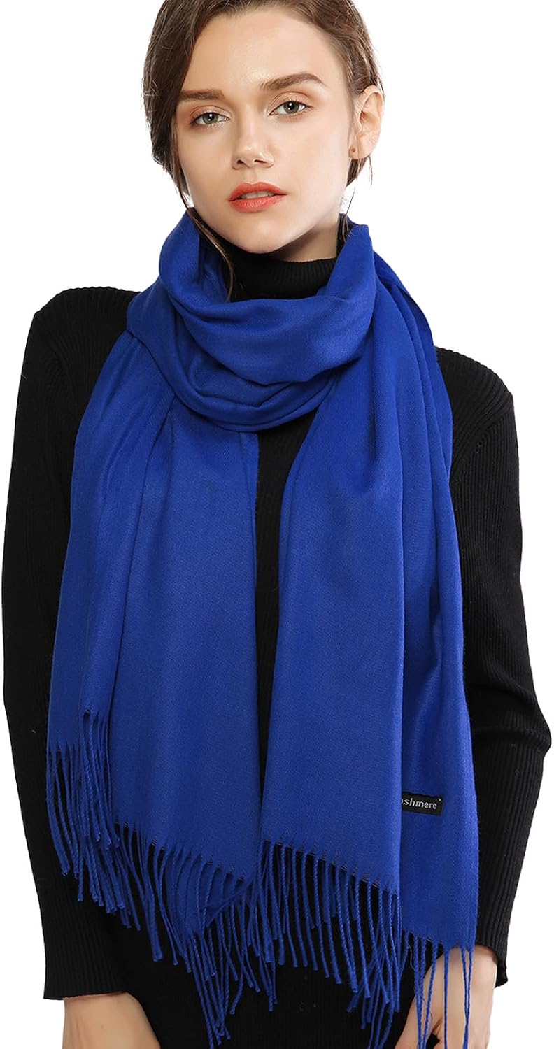 Women's Fringe Shawl Wrap Pashmina Scarf for Wedding Evening