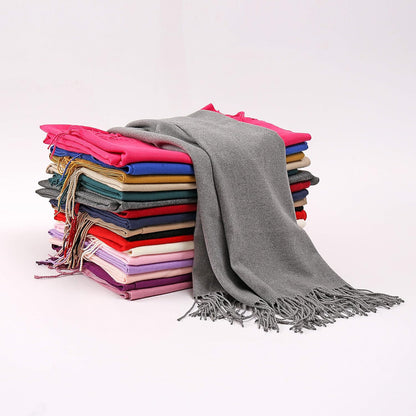 Women's Fringe Shawl Wrap Pashmina Scarf for Wedding Evening