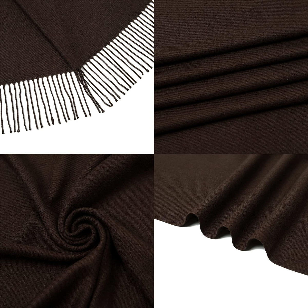 Women's Fringe Shawl Wrap Pashmina Scarf for Wedding Evening