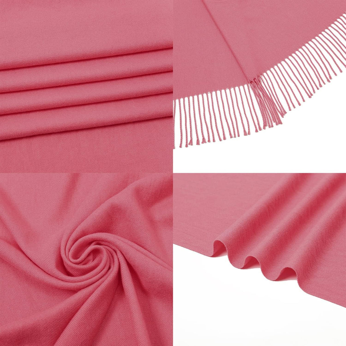 Women's Fringe Shawl Wrap Pashmina Scarf for Wedding Evening