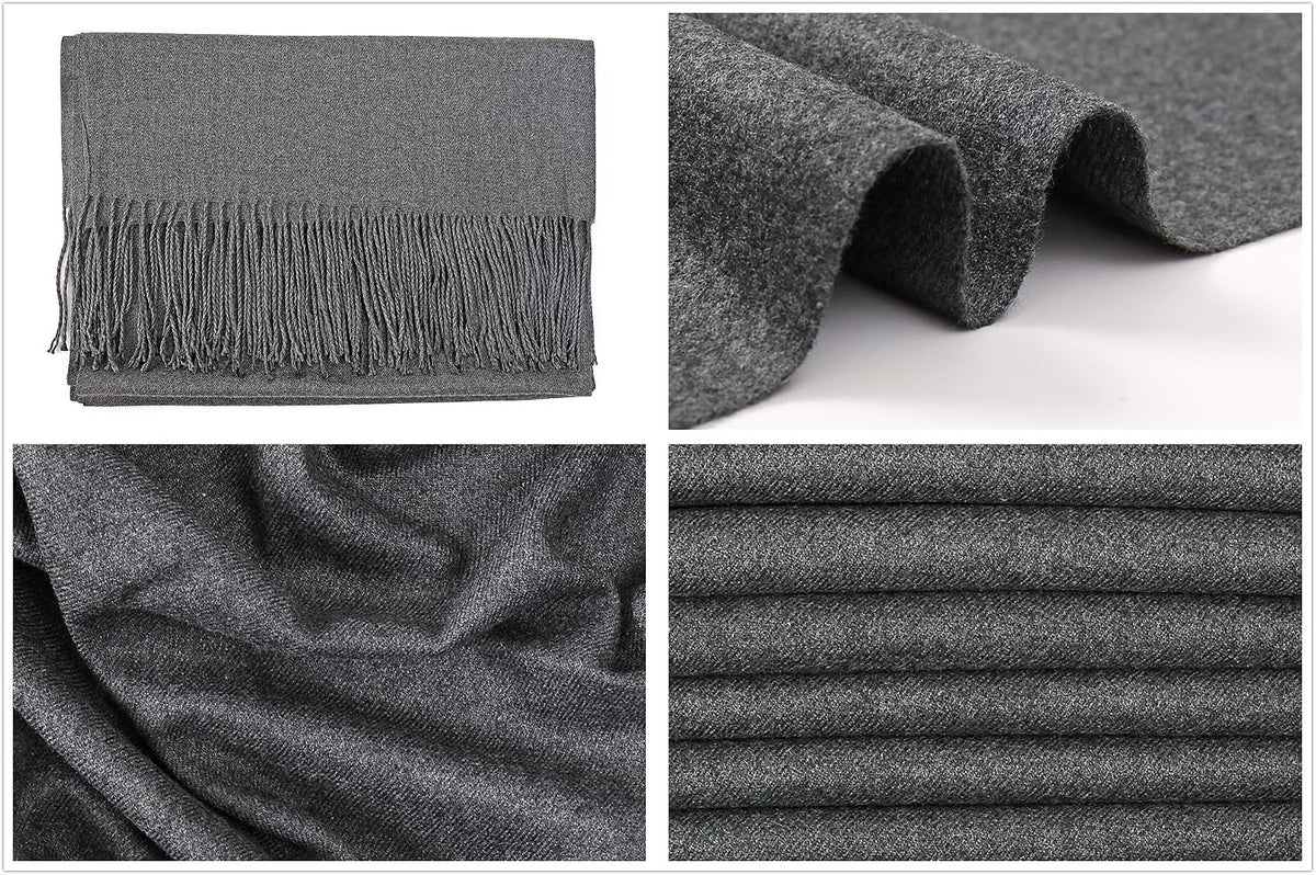 Women's Fringe Shawl Wrap Pashmina Scarf for Wedding Evening