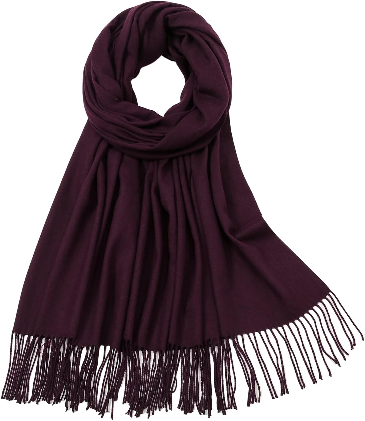 Women's Fringe Shawl Wrap Pashmina Scarf for Wedding Evening