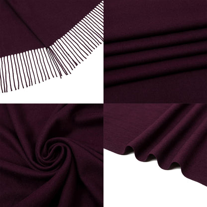 Women's Fringe Shawl Wrap Pashmina Scarf for Wedding Evening