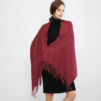Women's Fringe Shawl Wrap Pashmina Scarf for Wedding Evening