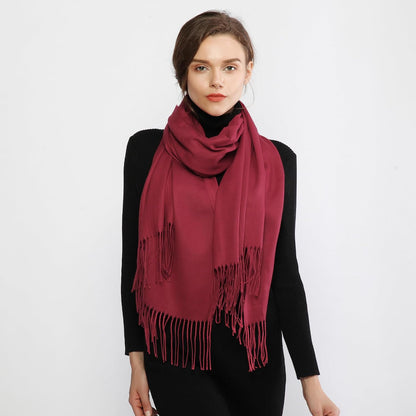 Women's Fringe Shawl Wrap Pashmina Scarf for Wedding Evening