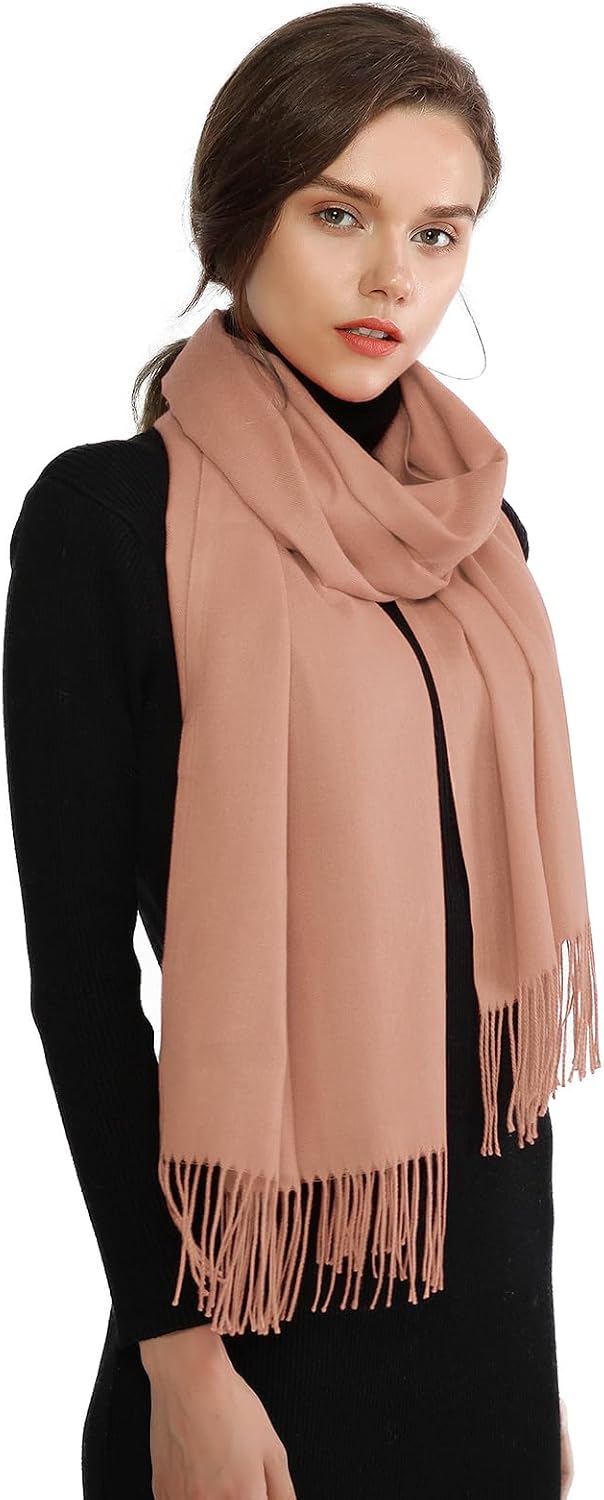 Women's Fringe Shawl Wrap Pashmina Scarf for Wedding Evening