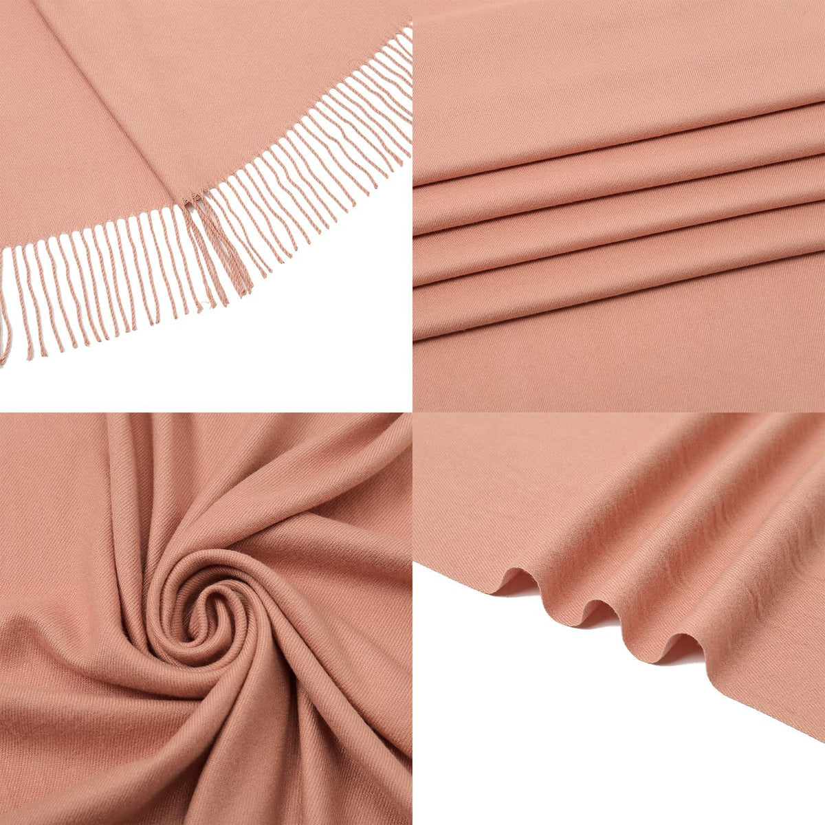 Women's Fringe Shawl Wrap Pashmina Scarf for Wedding Evening