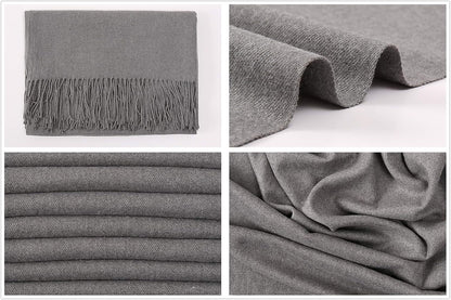 Women's Fringe Shawl Wrap Pashmina Scarf for Wedding Evening