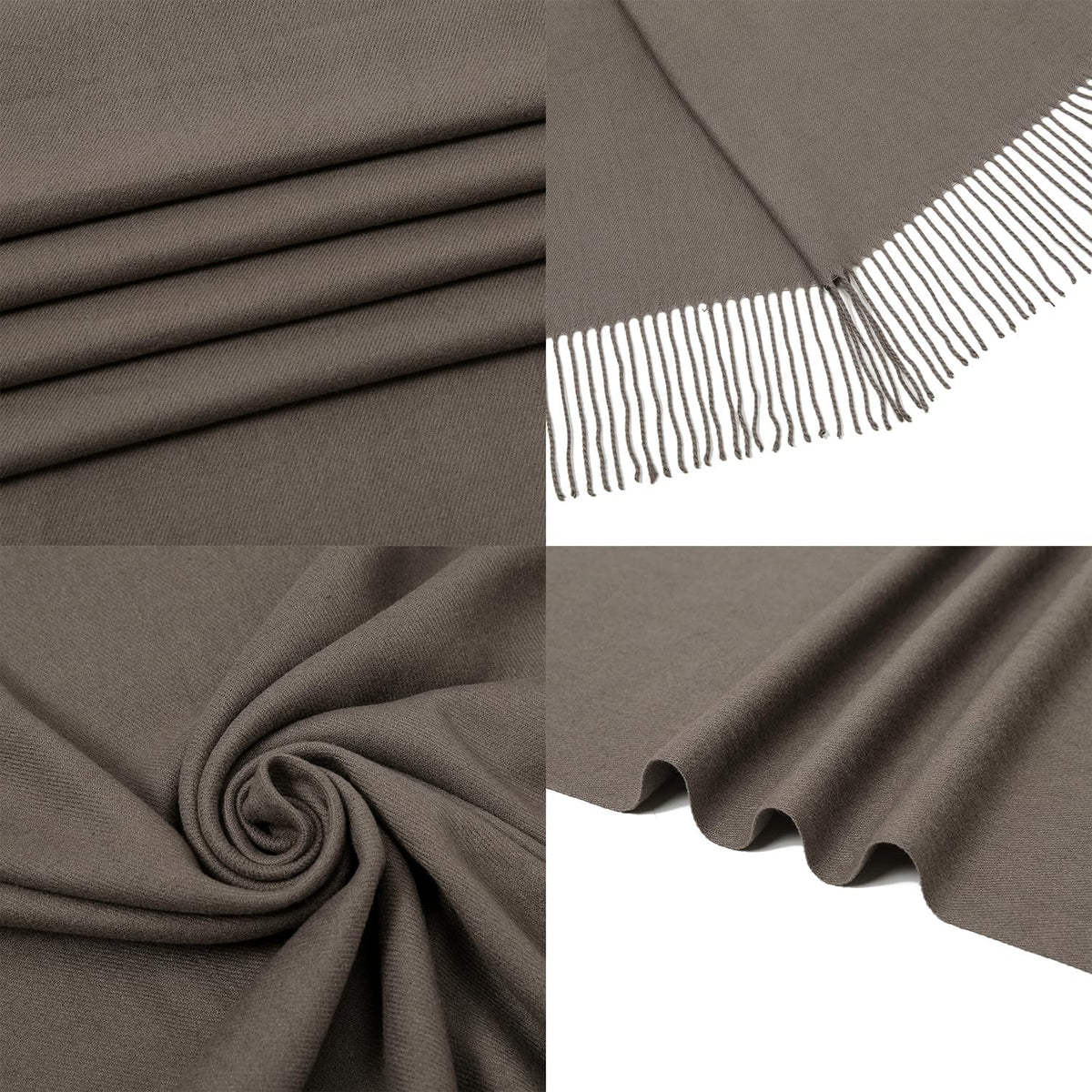 Women's Fringe Shawl Wrap Pashmina Scarf for Wedding Evening