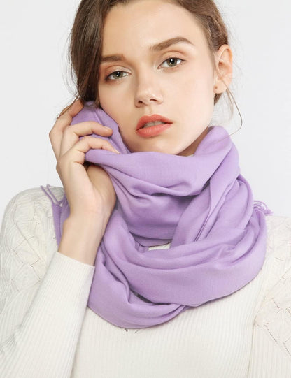 Women's Fringe Shawl Wrap Pashmina Scarf for Wedding Evening