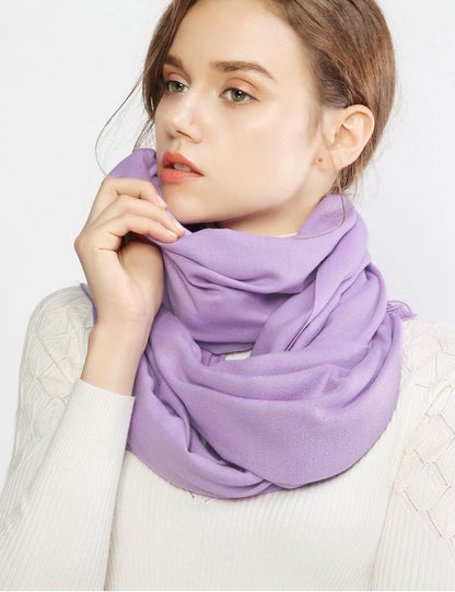 Women's Fringe Shawl Wrap Pashmina Scarf for Wedding Evening