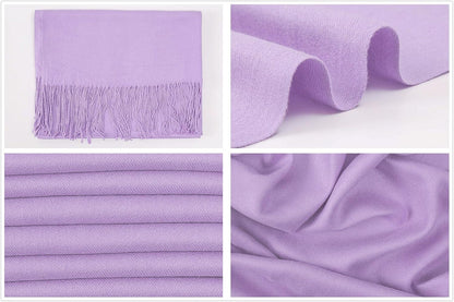 Women's Fringe Shawl Wrap Pashmina Scarf for Wedding Evening