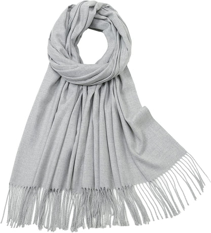 Women's Fringe Shawl Wrap Pashmina Scarf for Wedding Evening