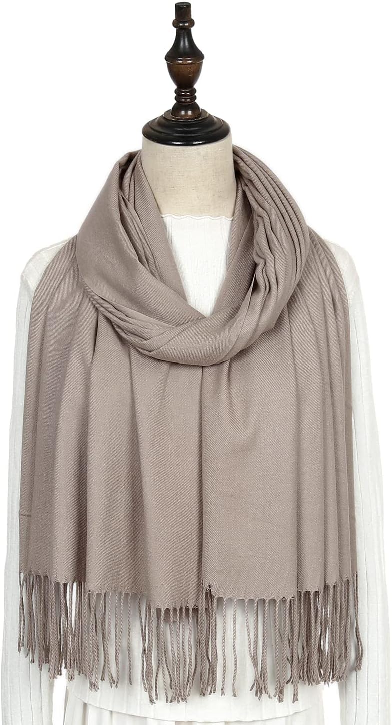 Women's Fringe Shawl Wrap Pashmina Scarf for Wedding Evening
