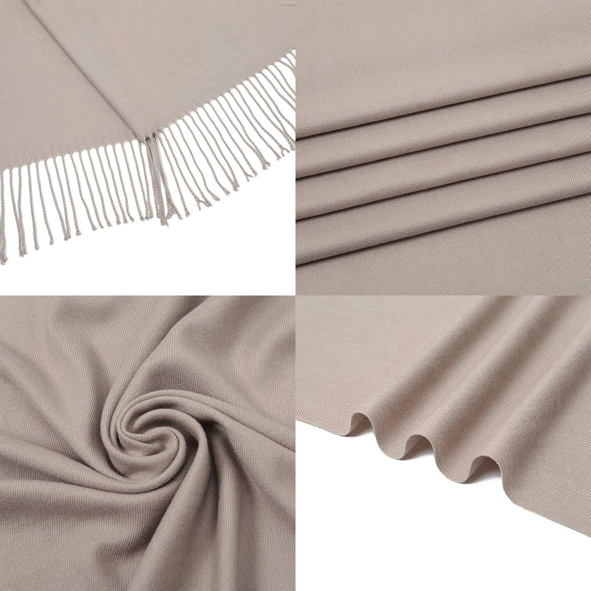 Women's Fringe Shawl Wrap Pashmina Scarf for Wedding Evening