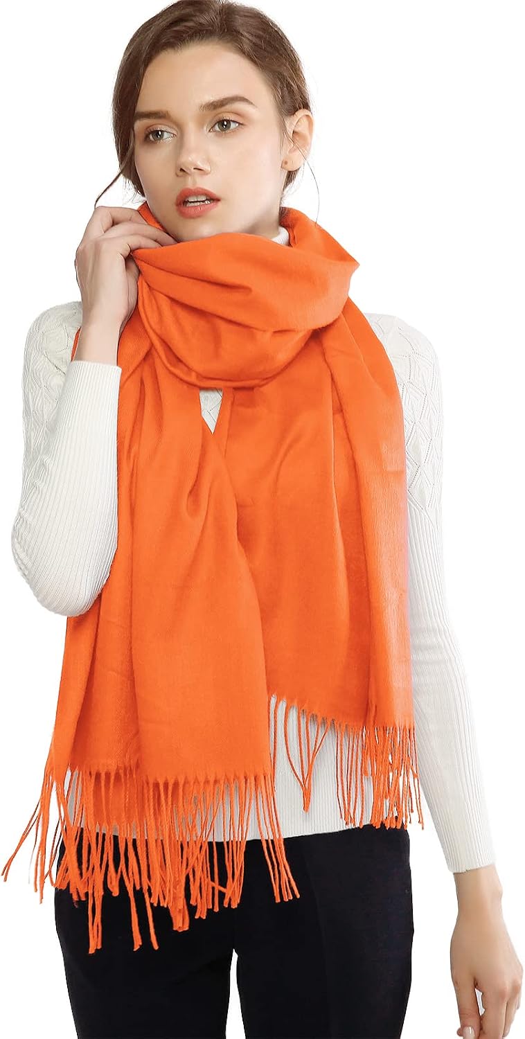 Women's Fringe Shawl Wrap Pashmina Scarf for Wedding Evening
